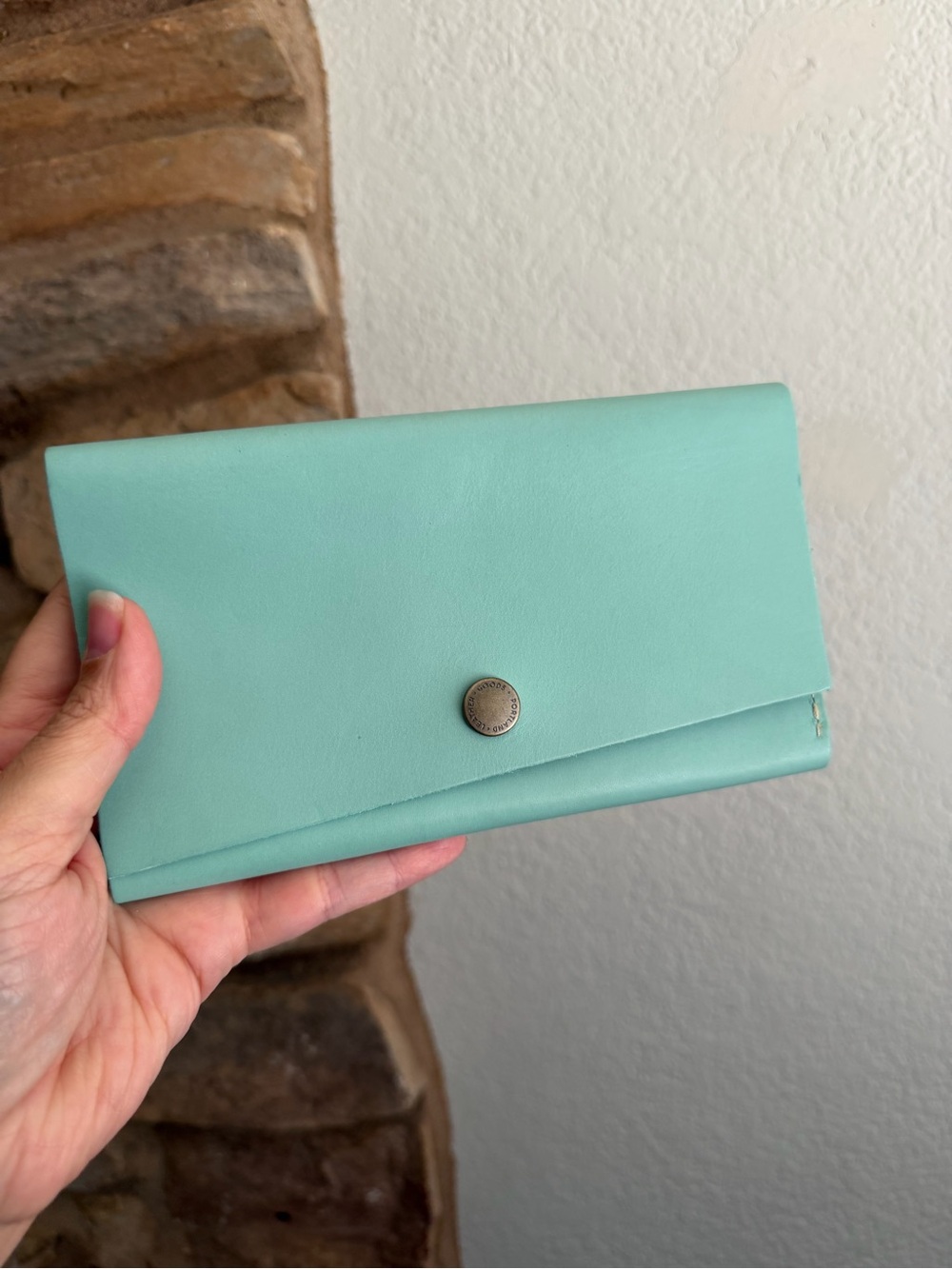 Portland Leather goods mint rancher, wallet